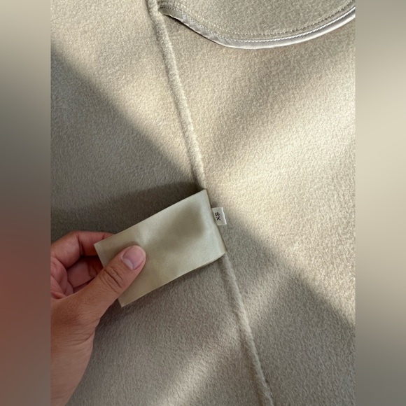 The Curated Wrap Coat, Taupe - Picture 5 of 8